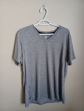 Women's Size 1X Gray Game Timr Athletic T-Shirt Top